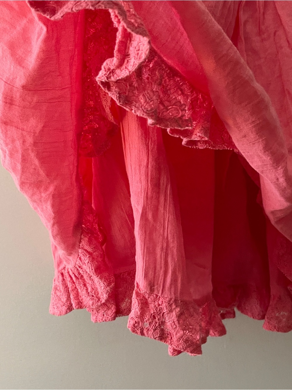 Free People Josephine Bustle Mini Dress Bubblegum Pink Size Small - Picture 4 of 5